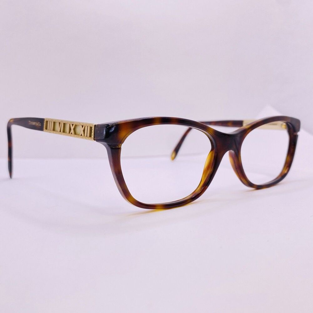 Tiffany & Co. Eyeglasses Sunglasses Frames TF 2102 8002 52-16-140 Tortoise Gold